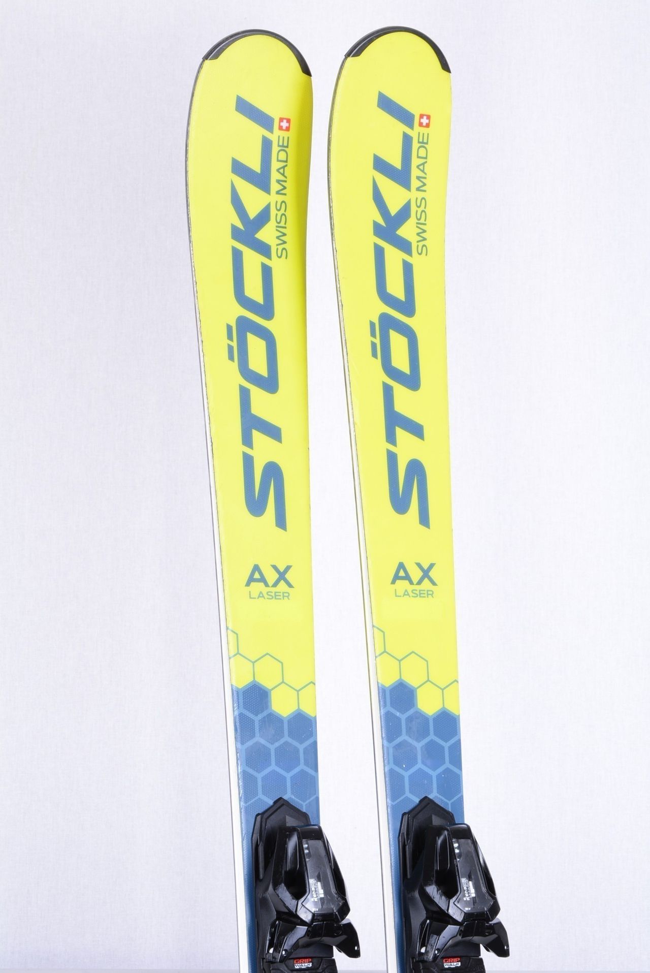 161 182 Cm Laskettelusukset STOCKLI LASER AX 2021 Blue Yellow Grip