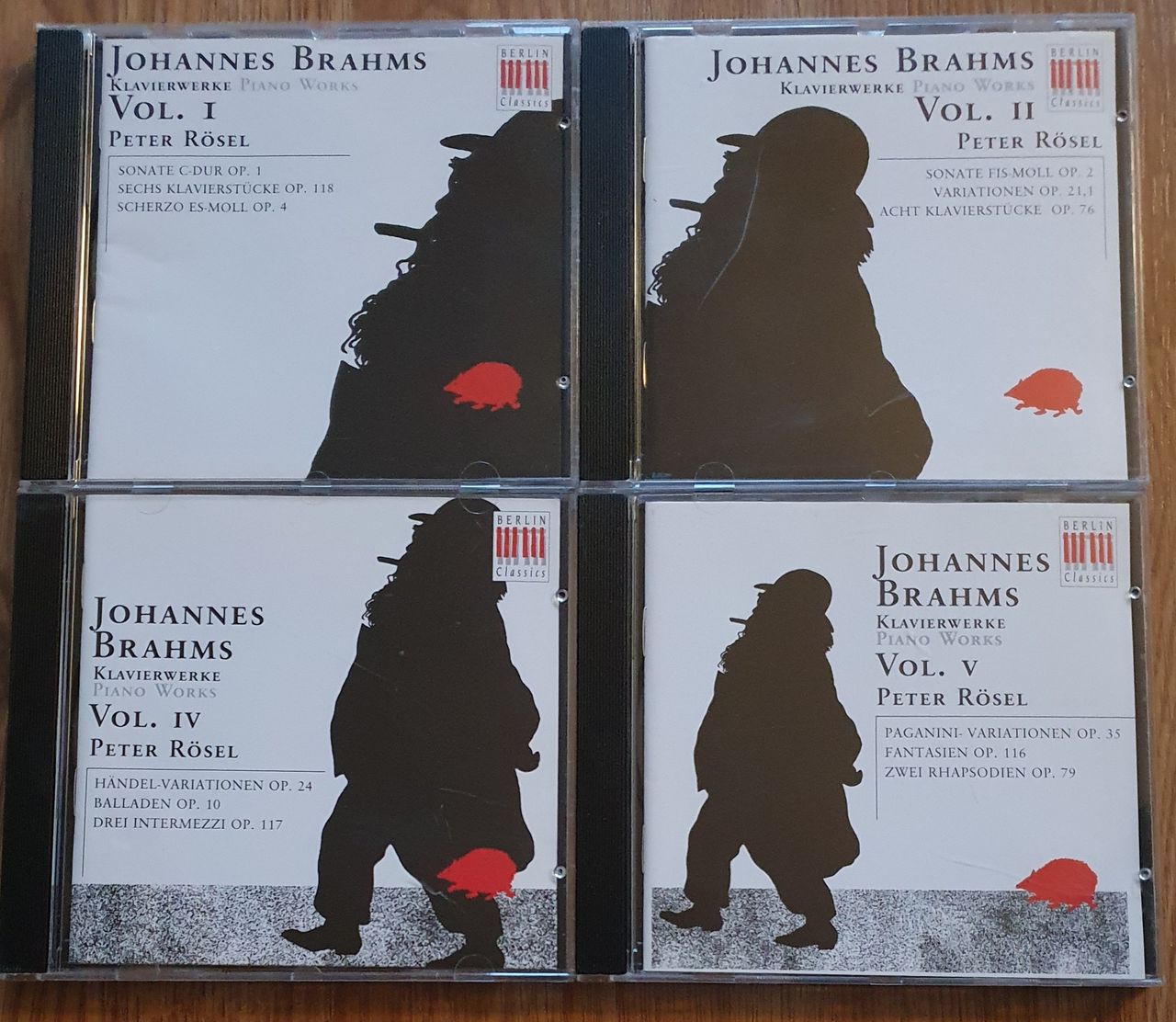 Johannes Brahms Peter Rösel Klavierwerke 4cd Tori