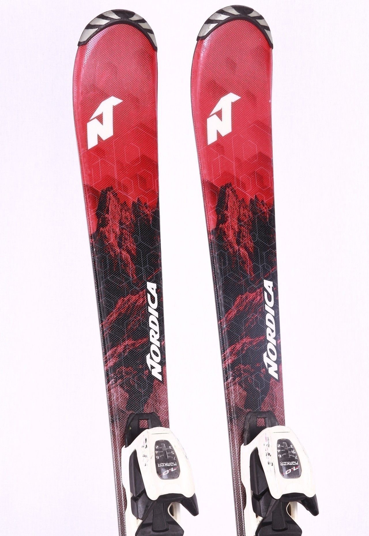 120 130 Cm Lasten Laskettelusukset NORDICA NAVIGATOR TEAM Black Red