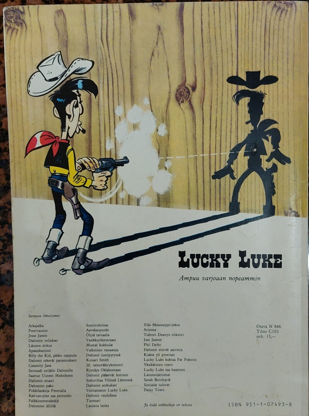 Lucky Luke Daisy Town Painos Tori