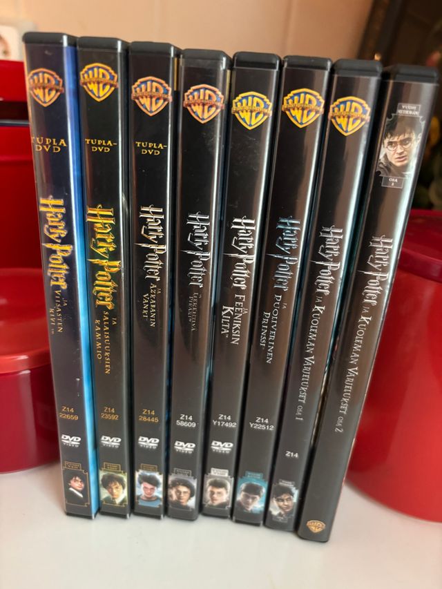 Harry Potter Kirjat Koko Sarja Suomeksi Harry Potter DVD Elokuvat