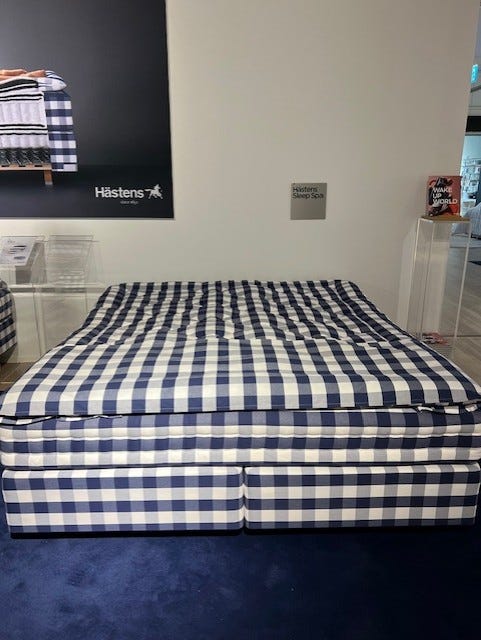 Hästens Herlewing -vuode, medium-firm, BJX-sijauspatja, 180x200 c