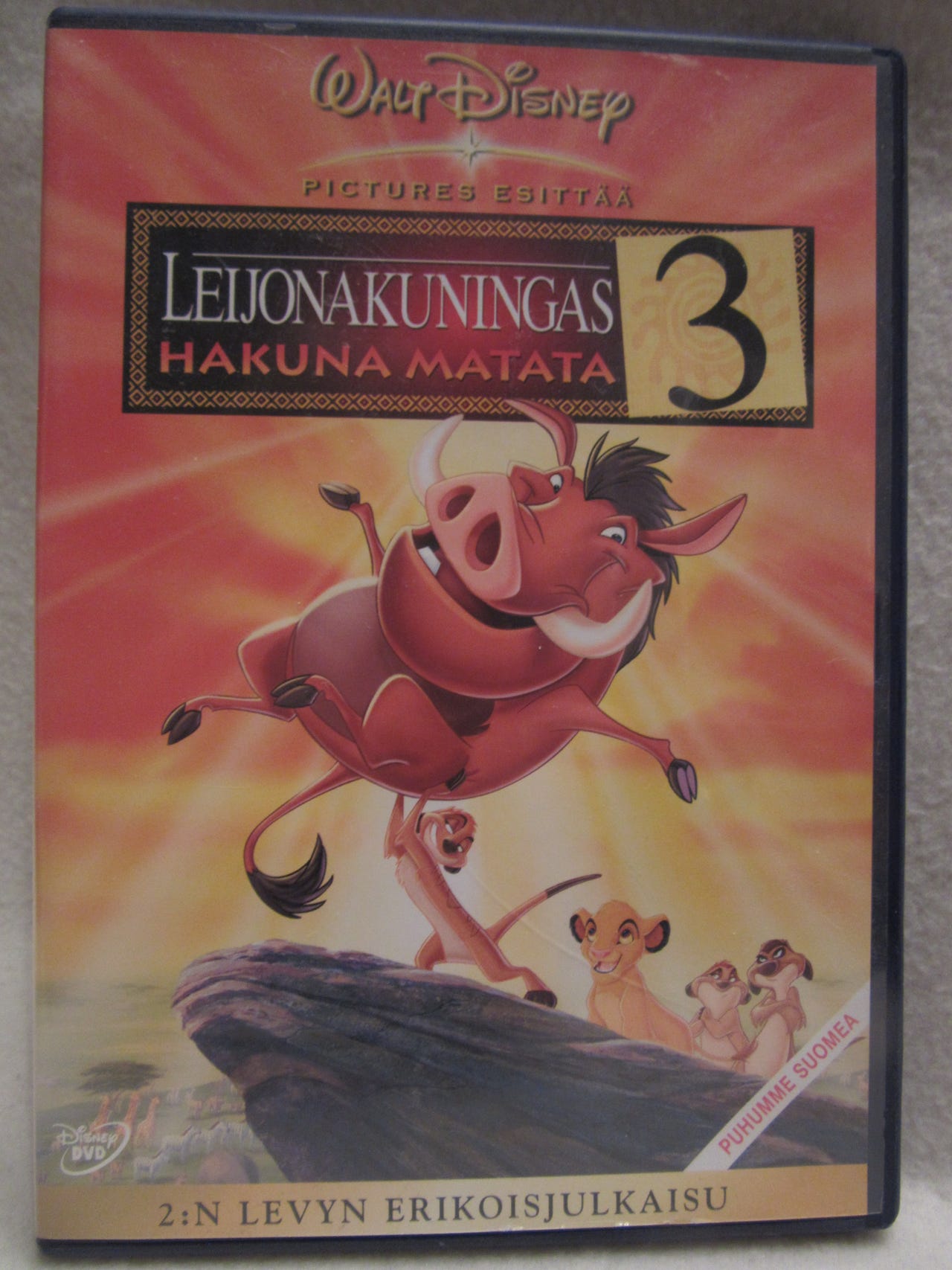 Leijonakuningas 3 tupla dvd