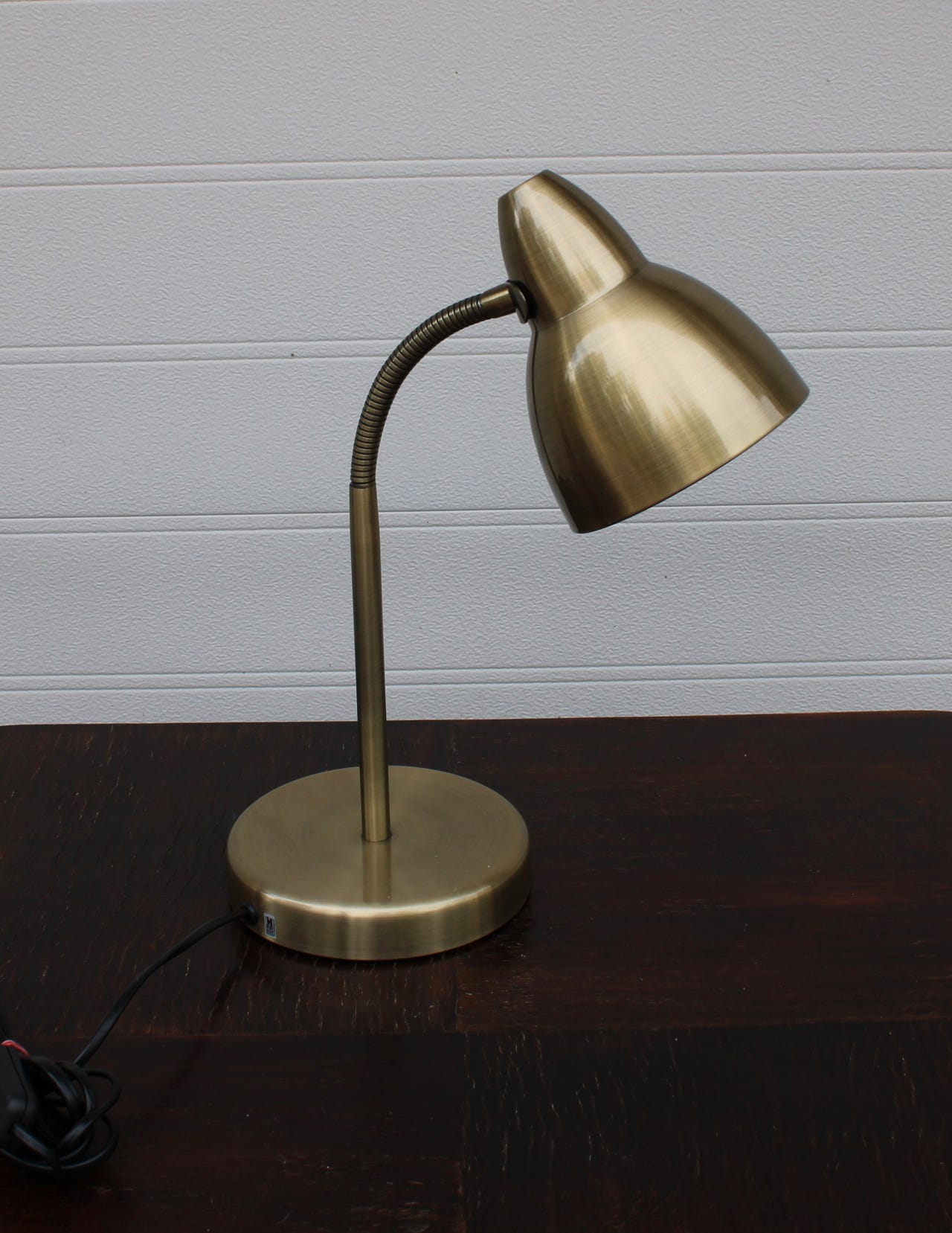 Brass table lamp