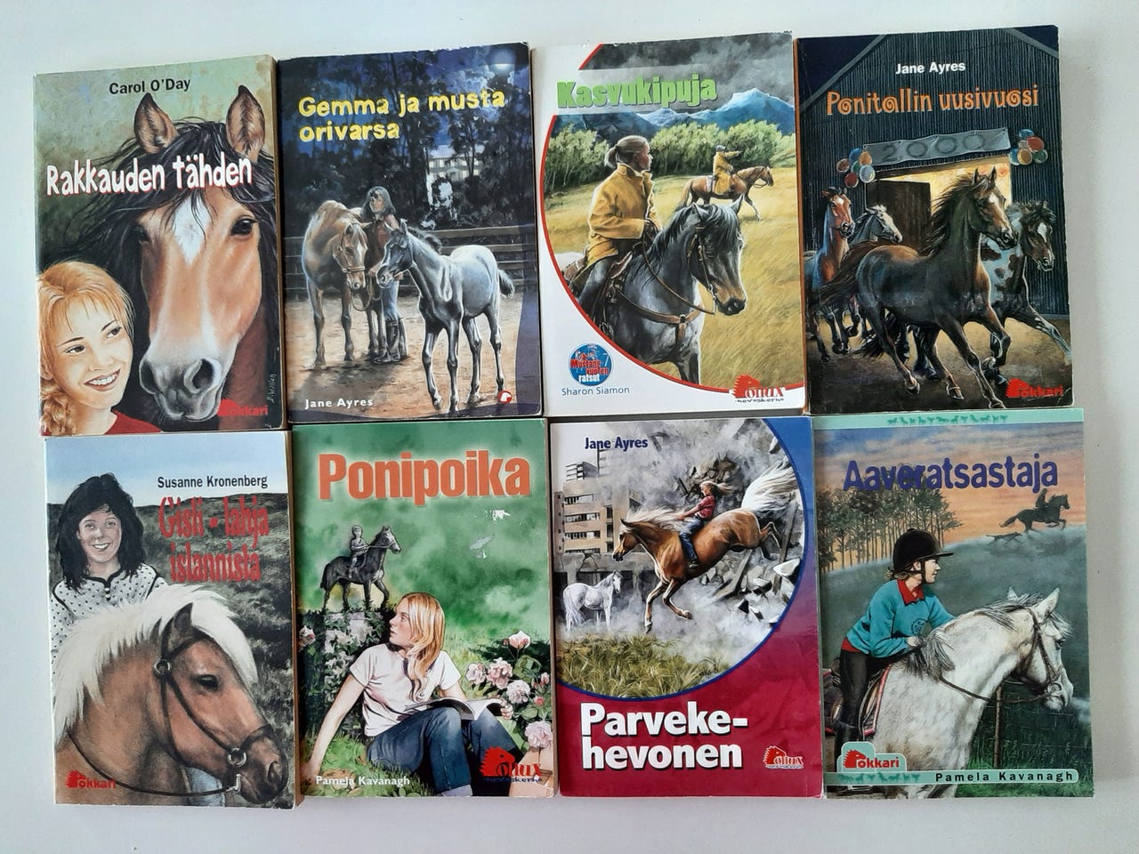 Hevosaiheisia kirjoja 8kpl