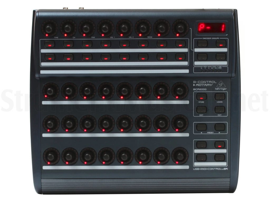 Behringer BCR2000 , Total Recall Usb Midi controller | Tori