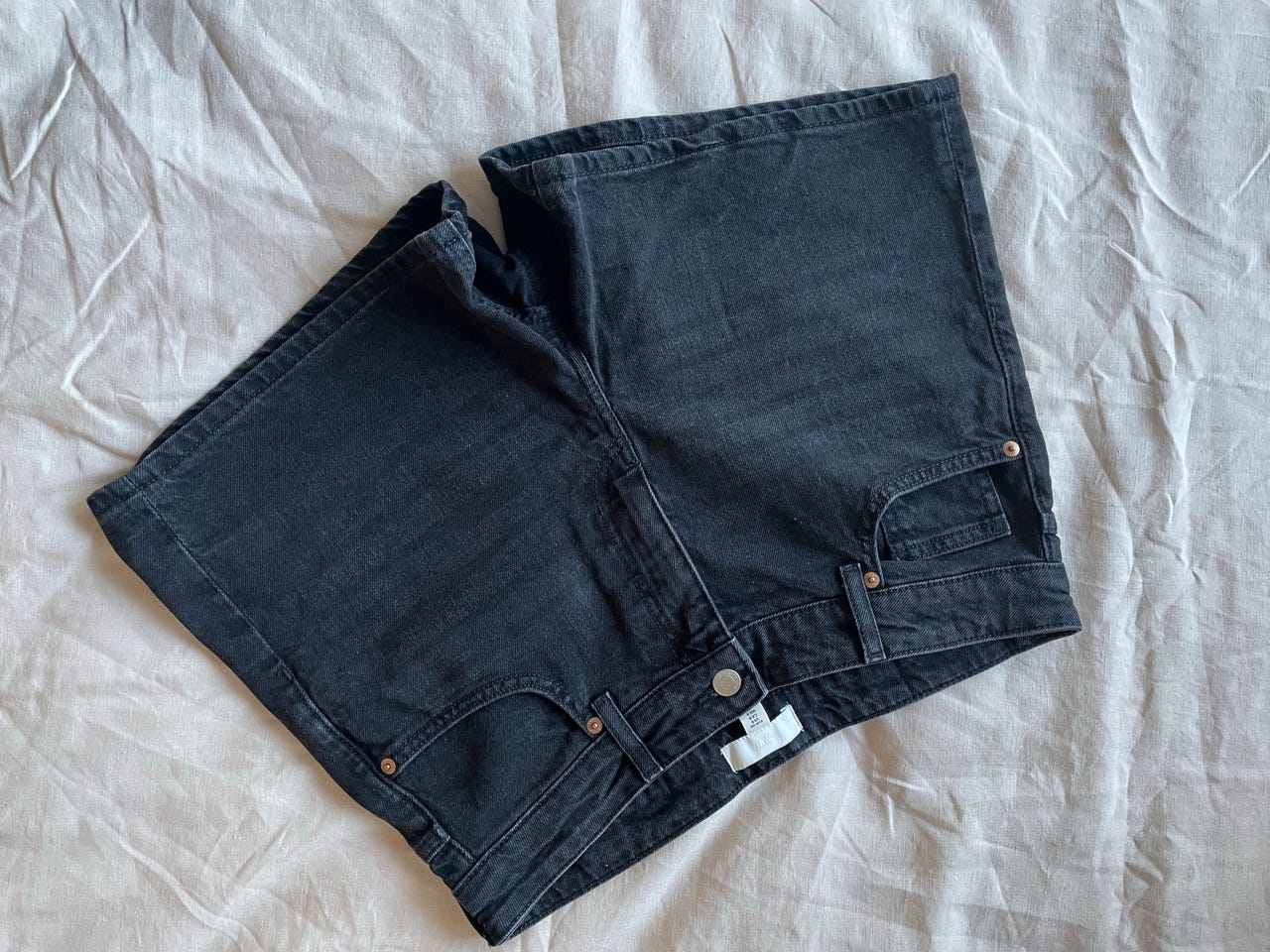 H&M farkkushortsit, koko 40