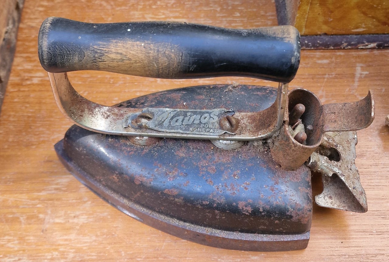 Vintage silitysrauta
