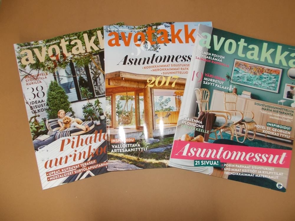 Avotakka -lehdet 3 kpl