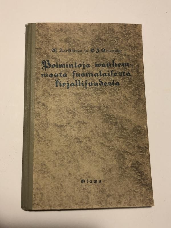 Poimintoja wanhemmasta suomalaisesta