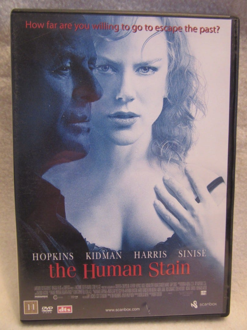 Ihmisen tahra dvd