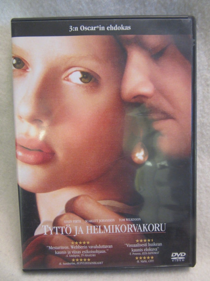 Tyttö ja helmikorvakoru dvd