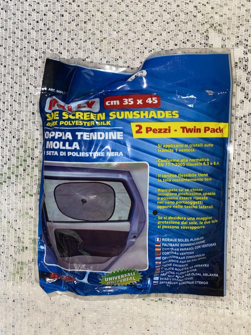 UUSI aurinkosuojat autoon