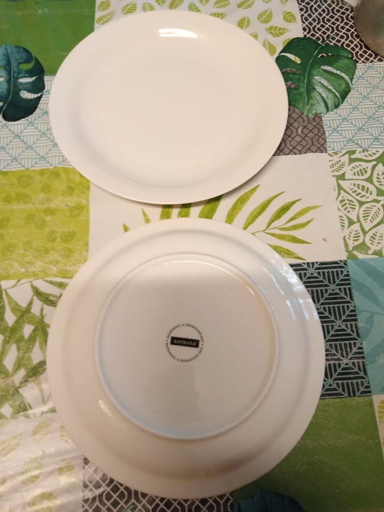 Kotikulta Matalia Ruokalautasia 2 kpl