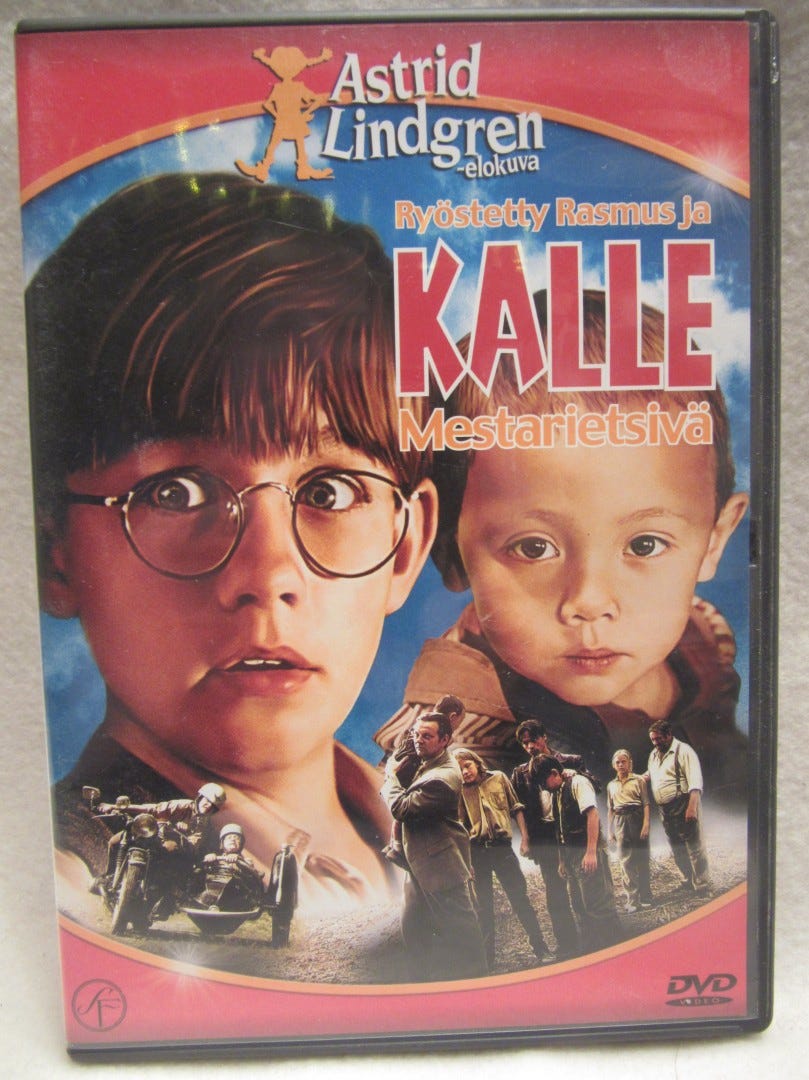Ryöstetty Rasmus ja Kalle Mestarietsivä dvd