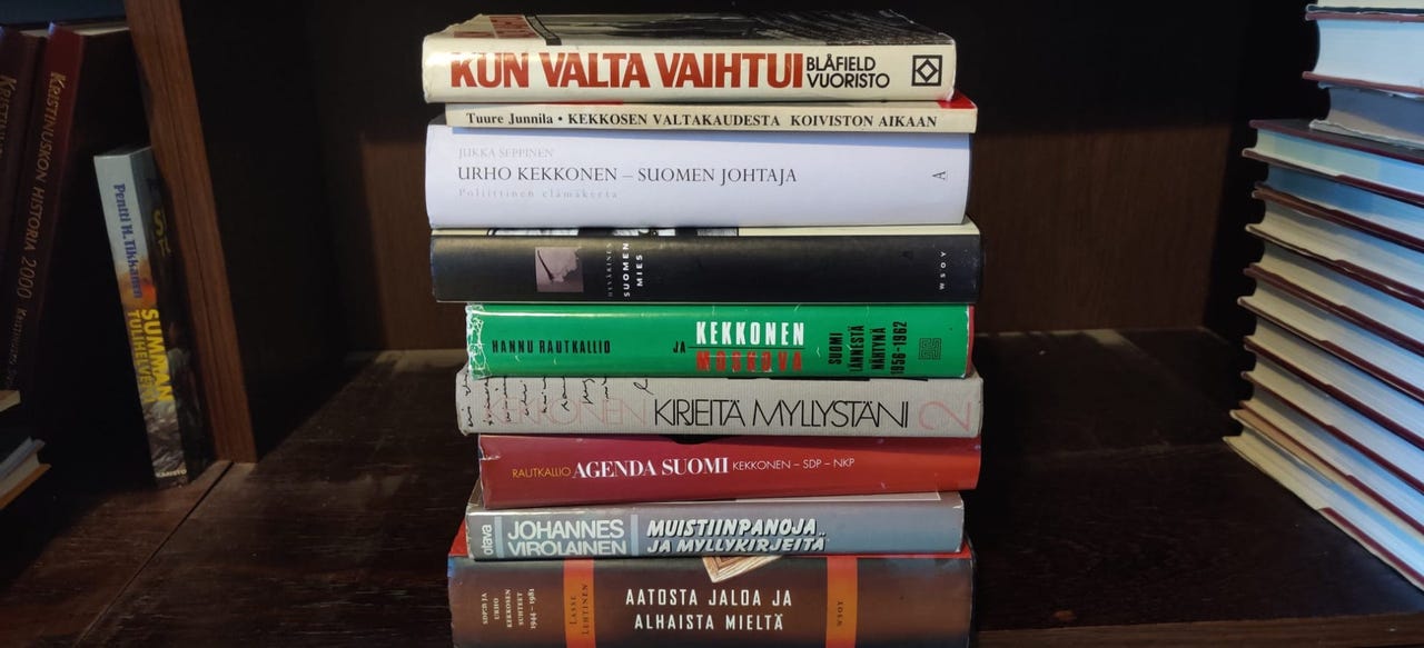 SUPERTARJOUS: Kirjoja Kekkoselta ja Kekkosesta