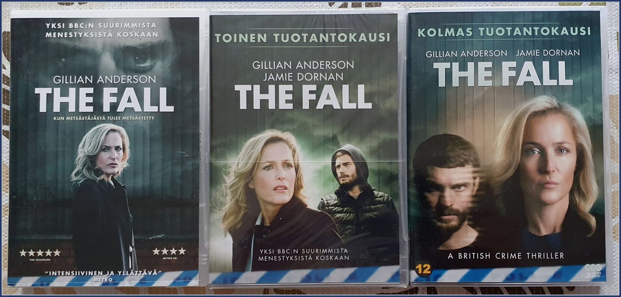 The FALL kaudet 1-3 DVD boxit