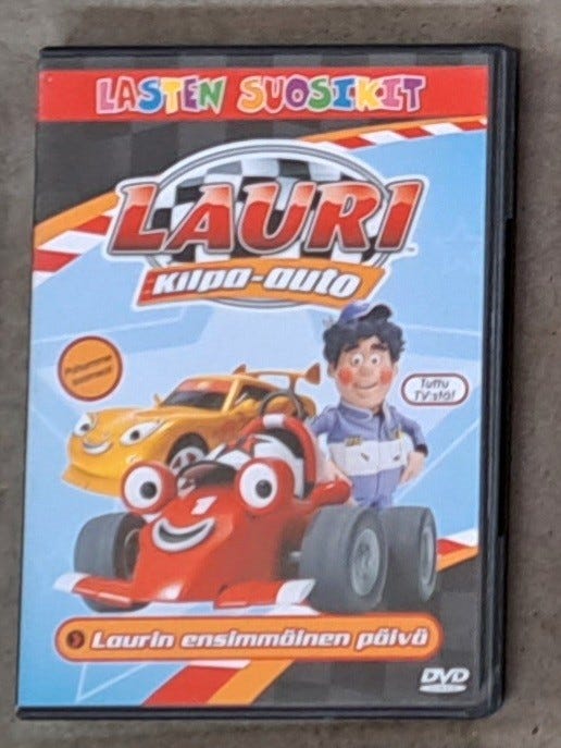 Lauri kilpa-auto laurin ensimmäinen päivä dvd