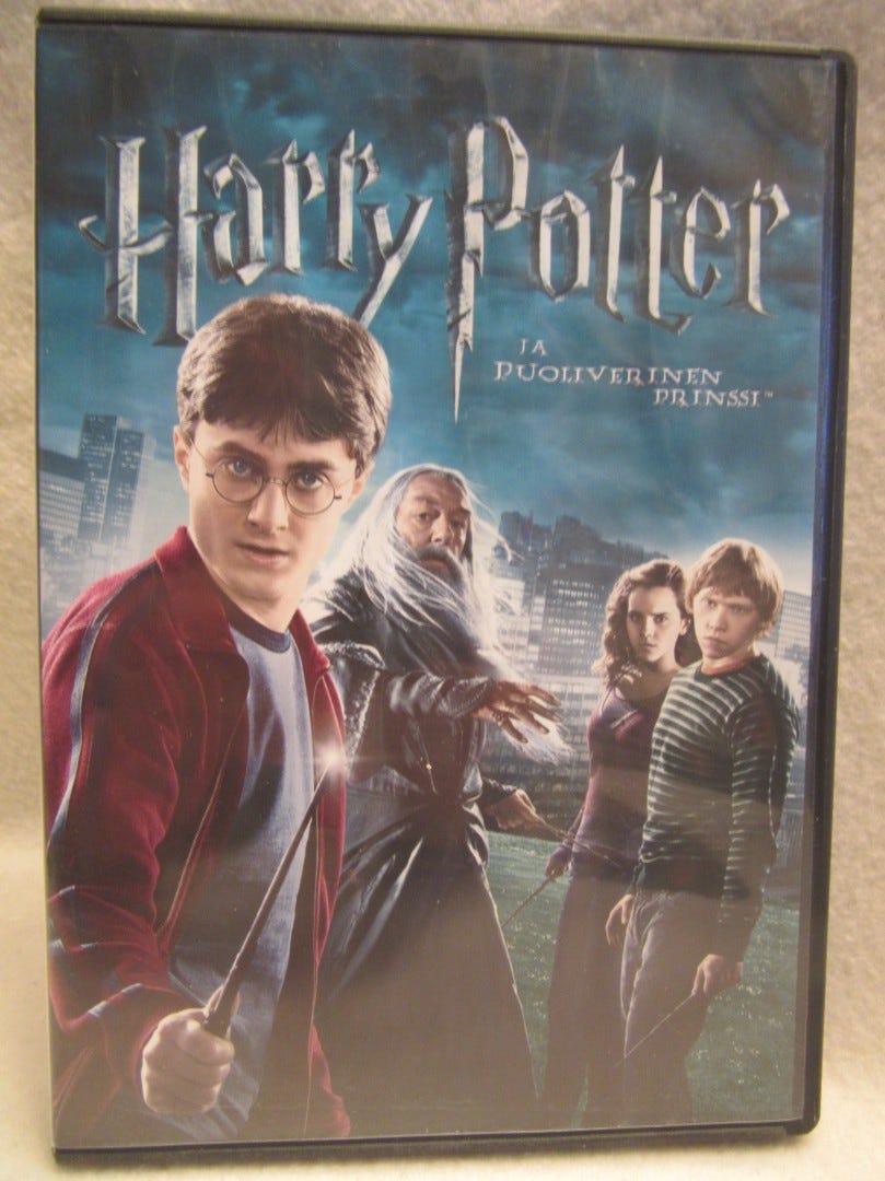 Harry Potter ja puoliverinen prinssi dvd