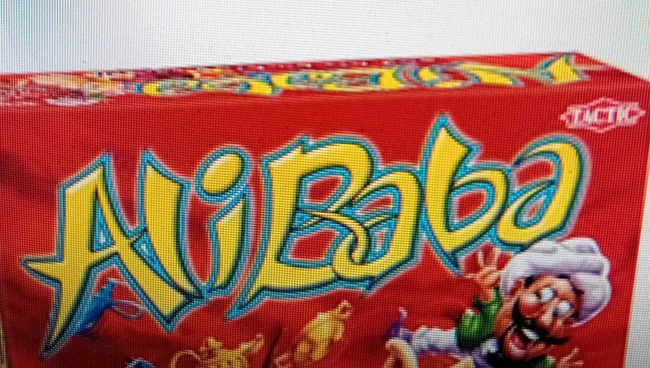 Alibaba lautapeli 1990-luvulta