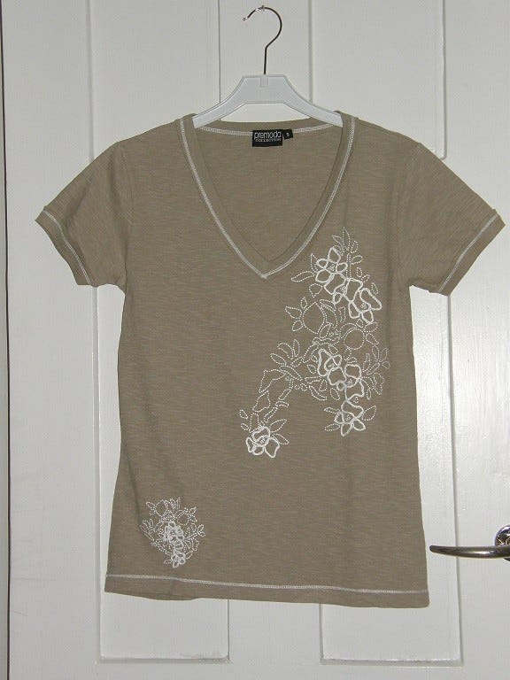 Premoda, beige lyhythihainen PAITA, koko S