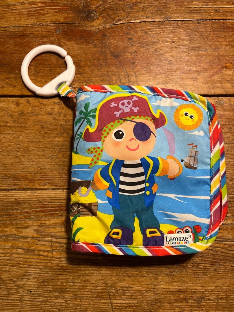 Lamaze pirate baby book