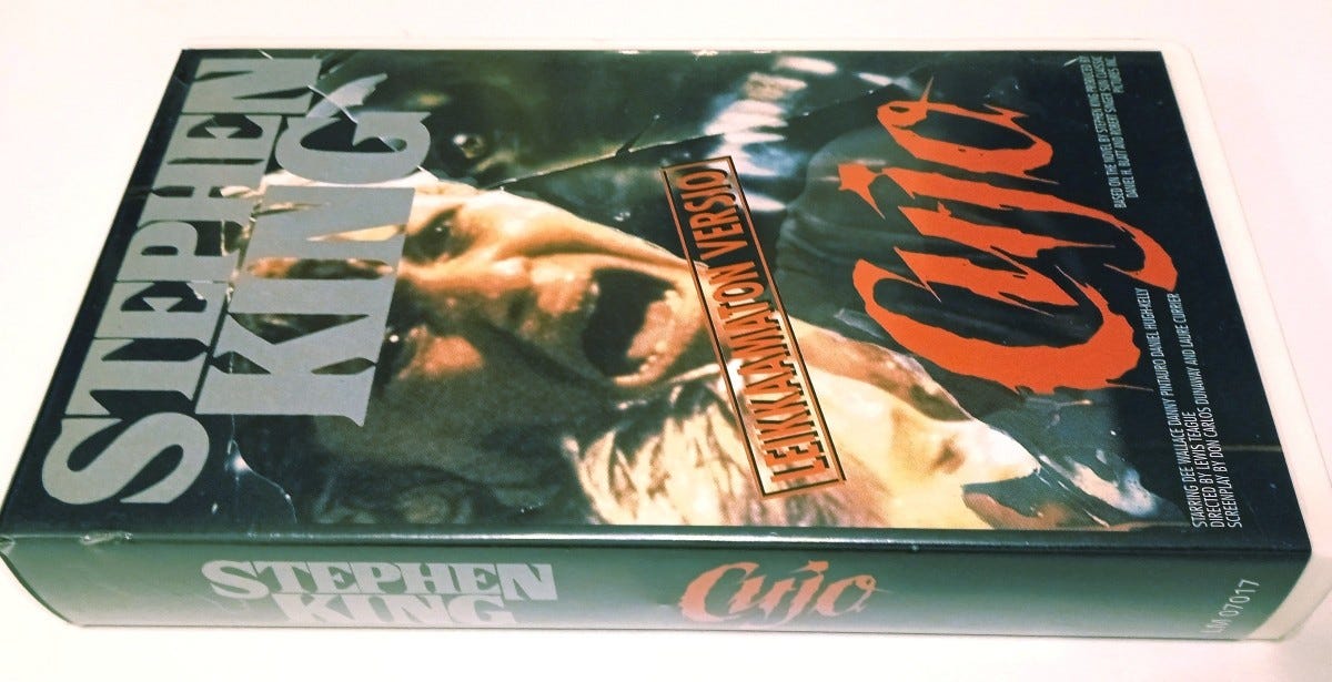 Stephen King - Cujo vhs