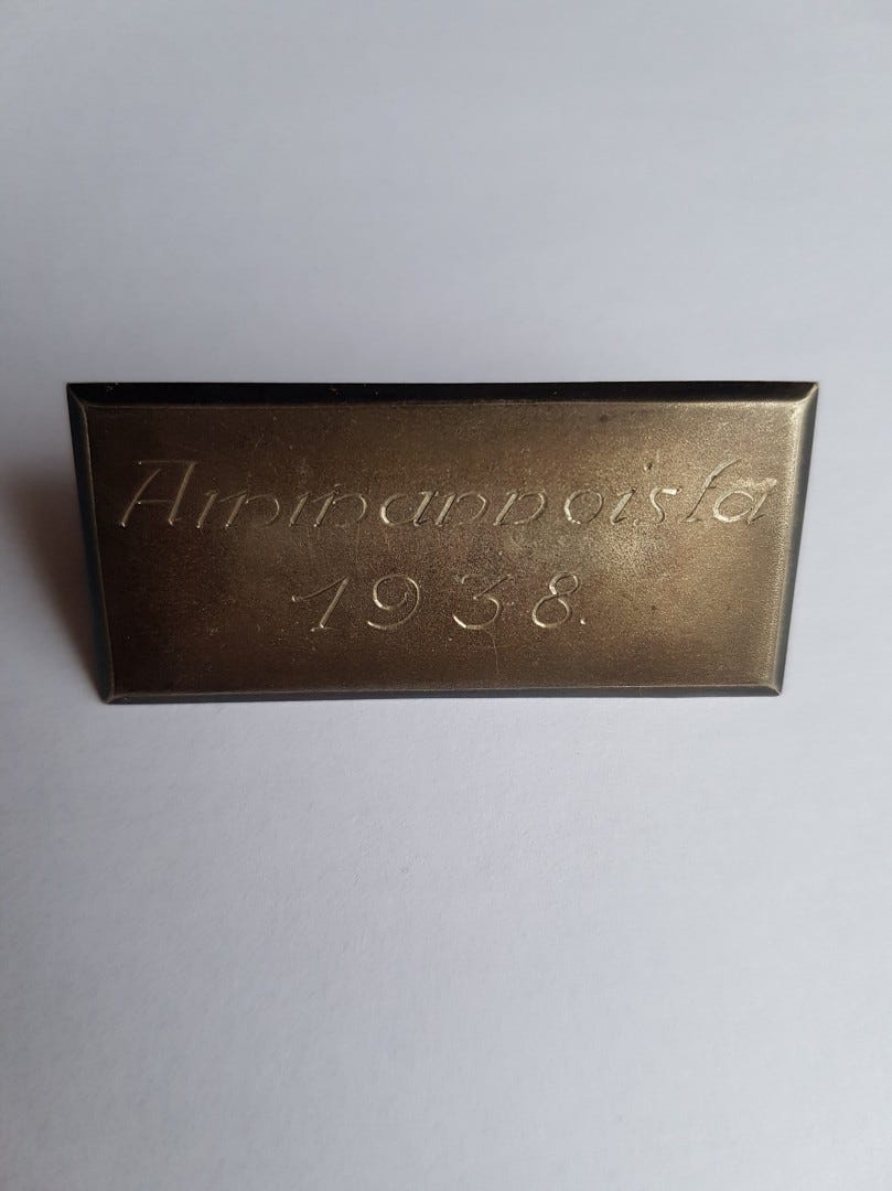 Ammuntapalkinto v. 1938