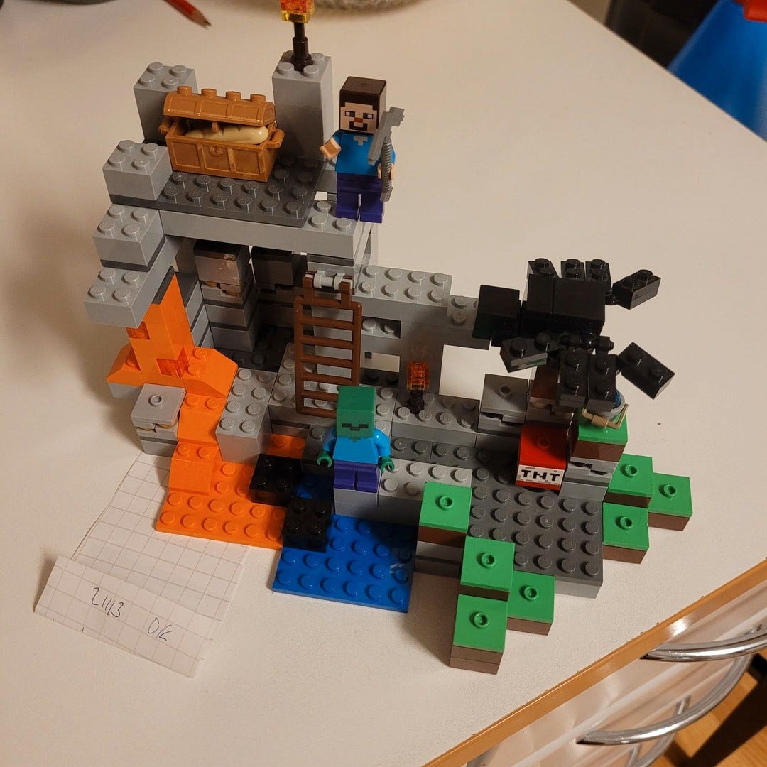 Lego 21113 21113 The Cave LEGO 21113 LEGO Minecraft The Cave