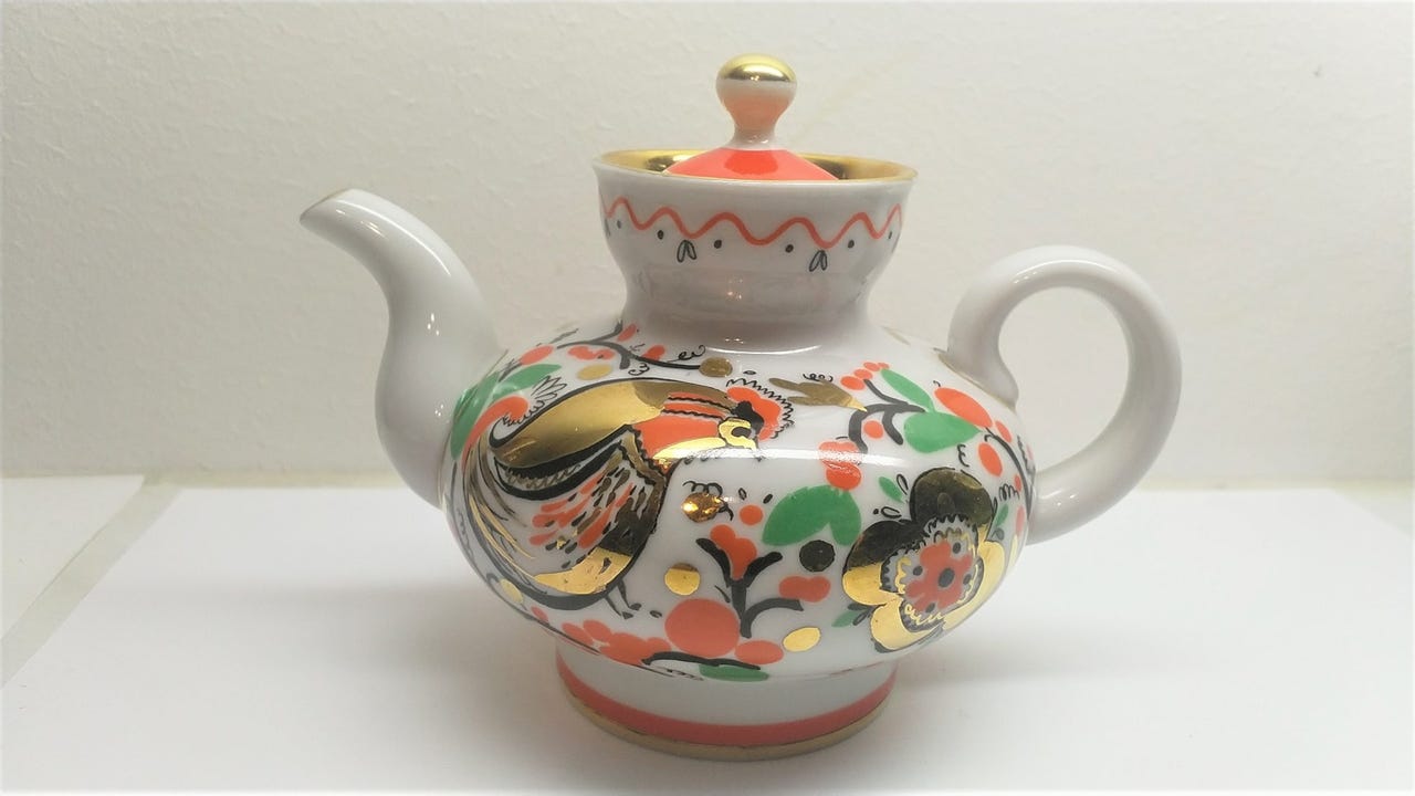 Lomonosov kukko teekannu, Made in USSR