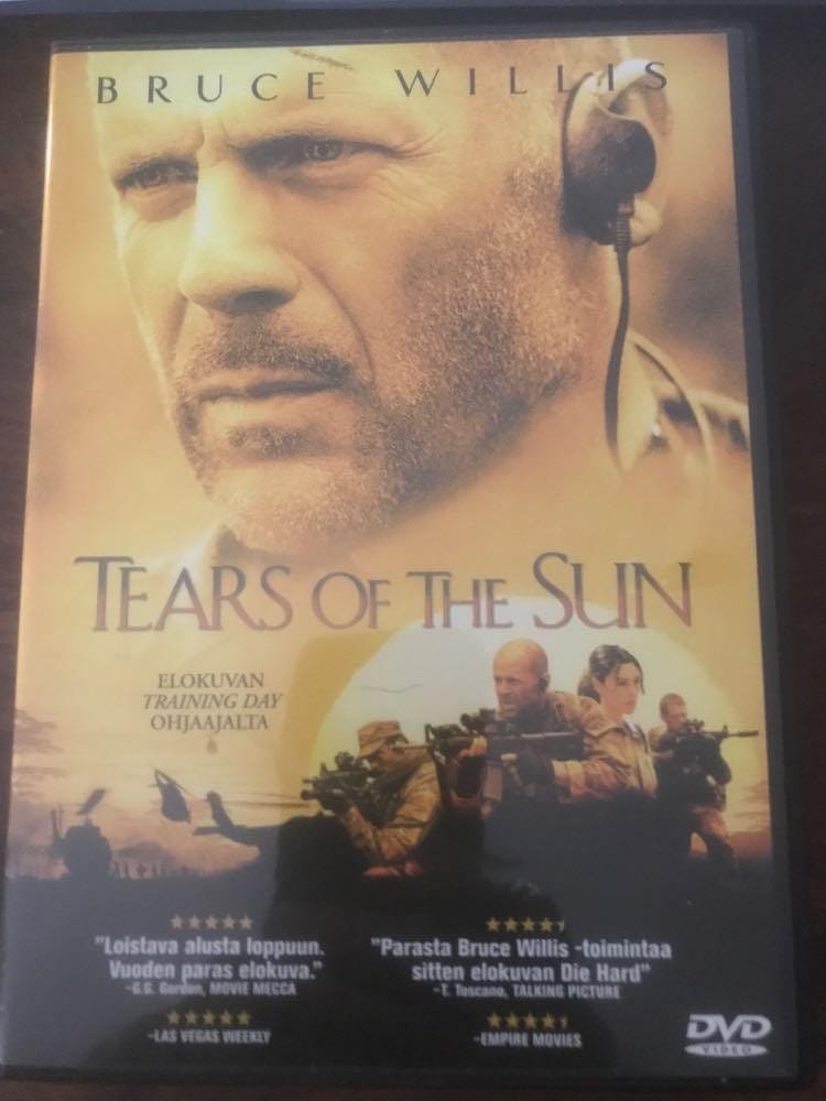 Tears of The Sun- Bruce Willis DVD-elokuva