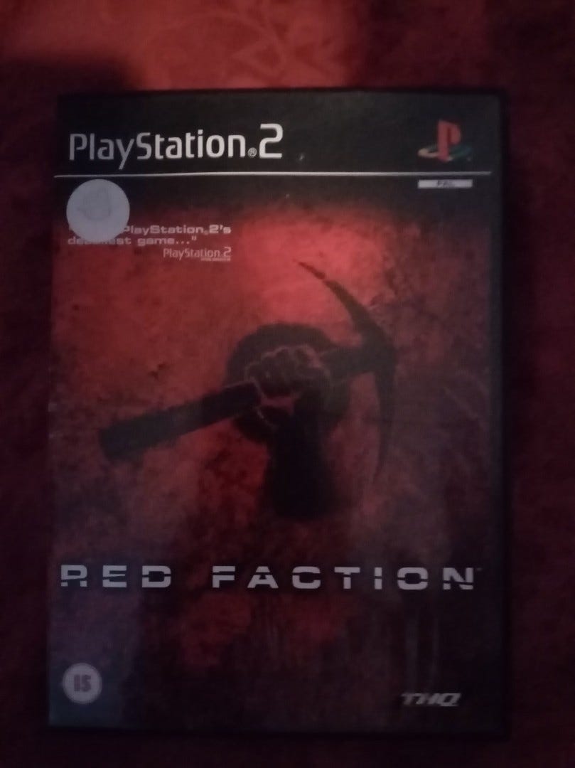 Red Faction Play Station 2 peli
