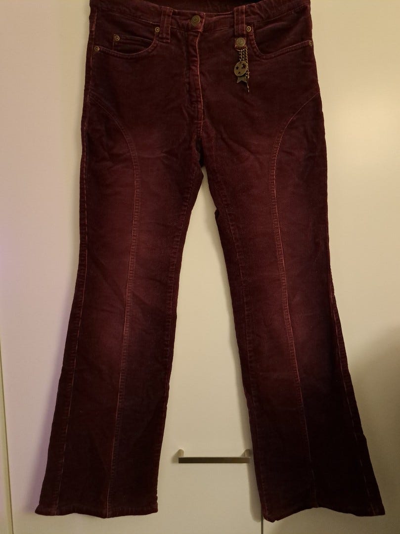 Lindex samettihousut koko 158