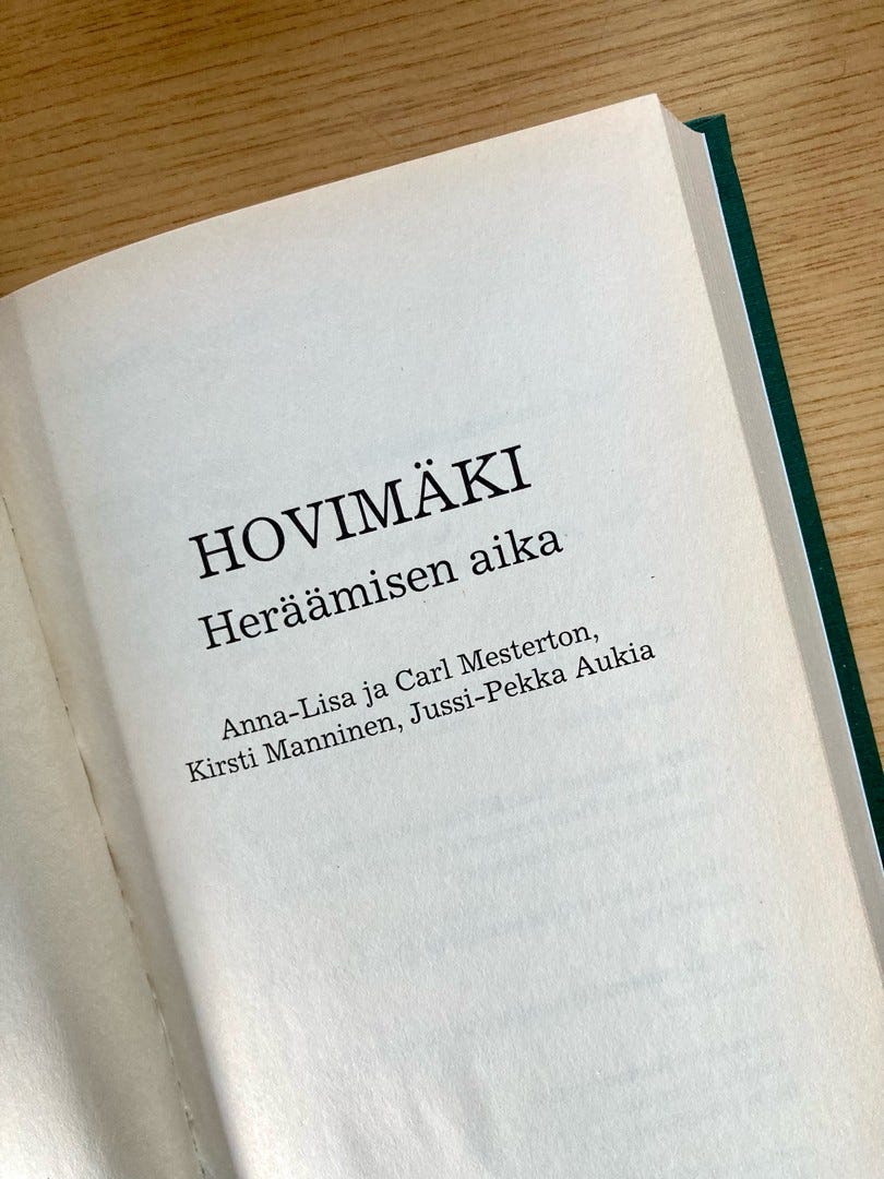 Mesterton: Heräämisen aika