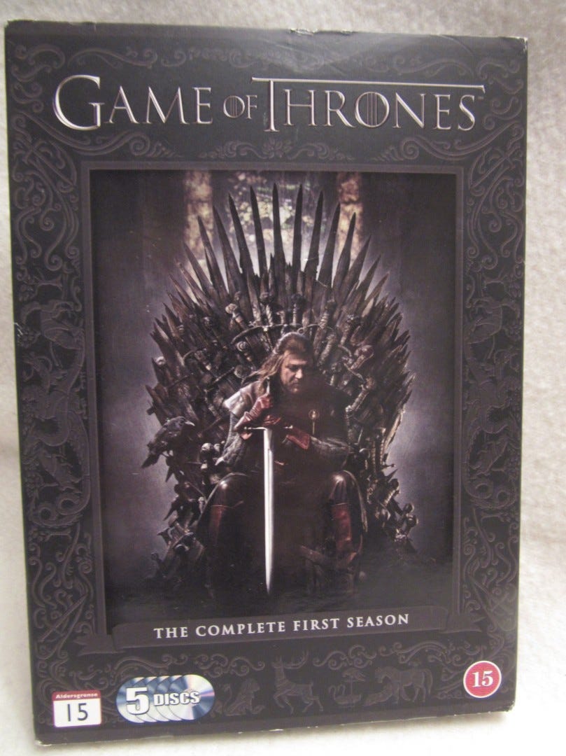 Game of Thrones kausi 1 dvd