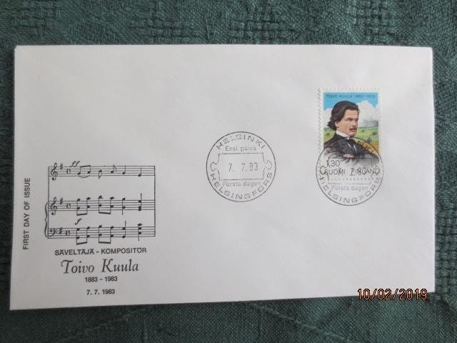 FDC Toivo Kuula 1983