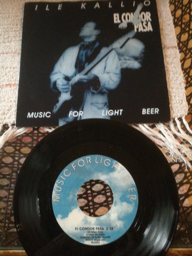 Ile Kallio 7" Ei Condor Pasa, Music for light beer