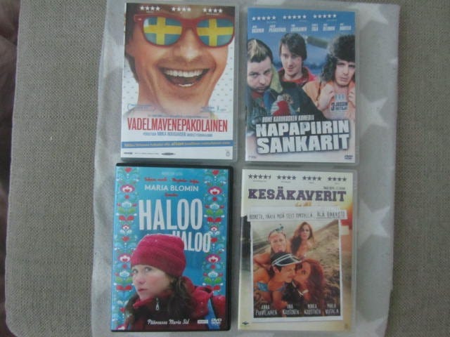 Suomalaisia DVD Elokuvia 3 kpl