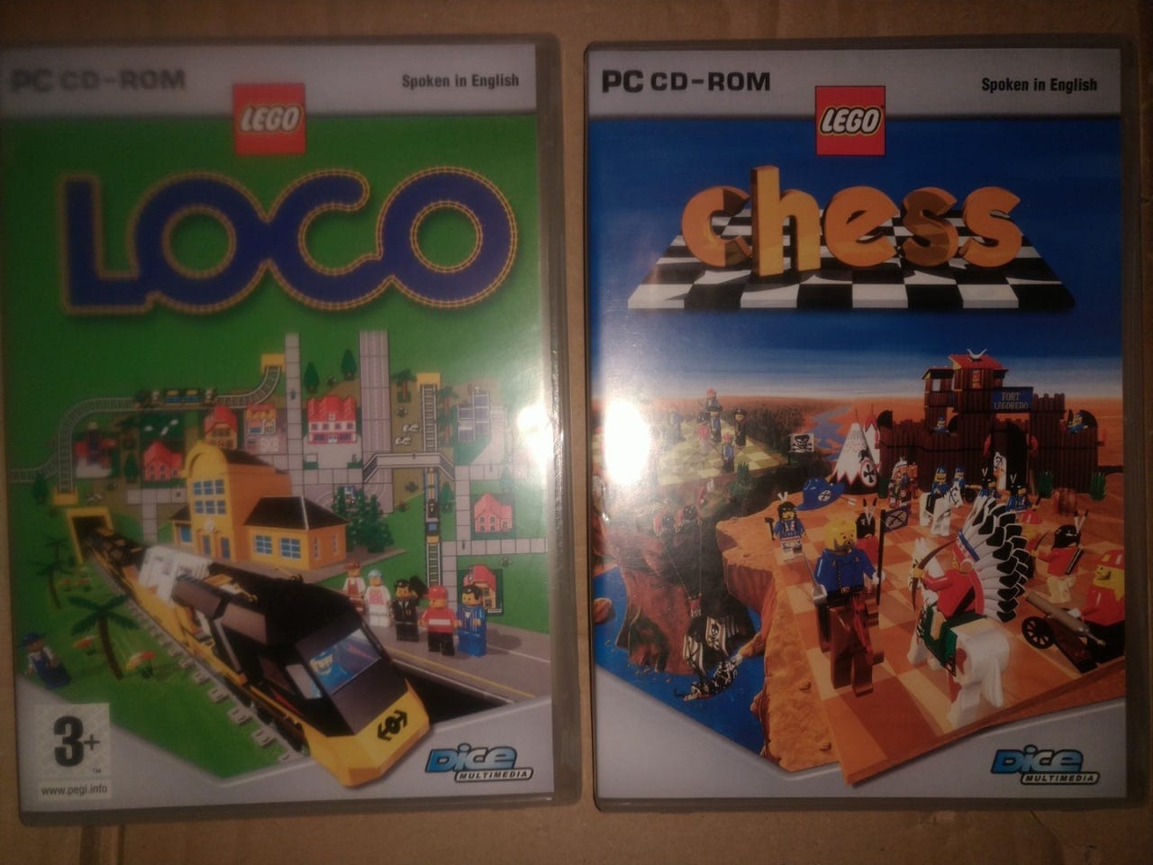 Lego Loco ja Lego Chess PC-pelit Tori