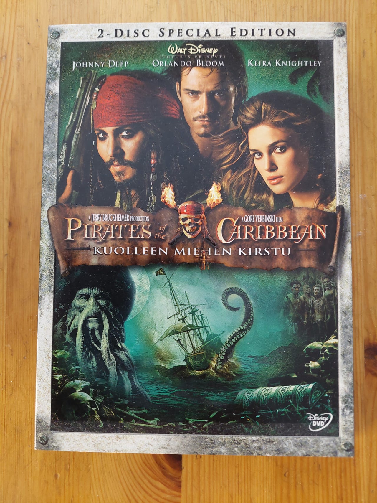 Pirates of the Caribbean - kuolleen miehen kirstu dvd