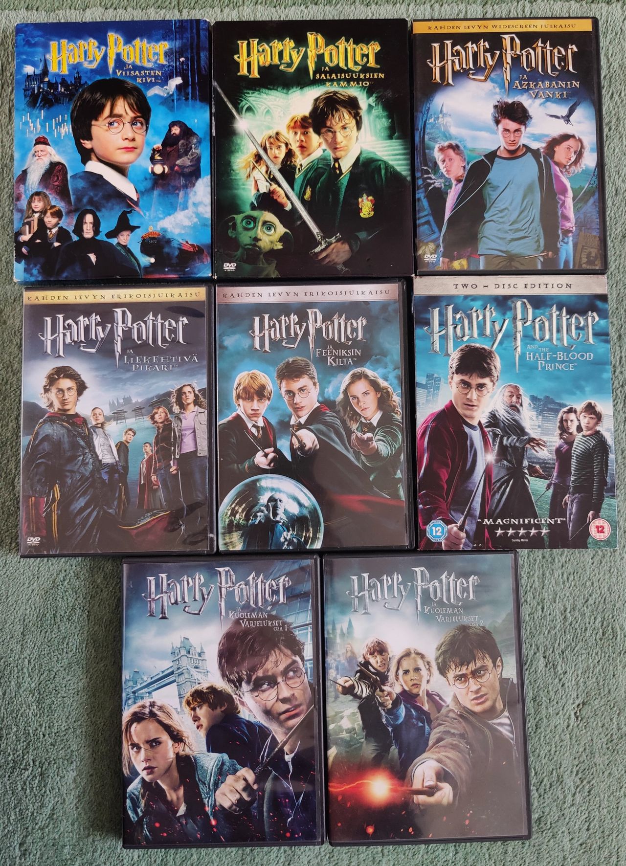 Harry potter elokuvat 1 8 tori