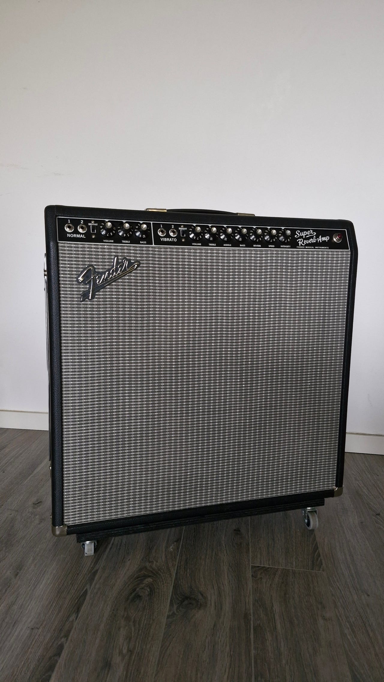 Fender '65 Super Reverb Blackface Electric Guitar Amp Tori