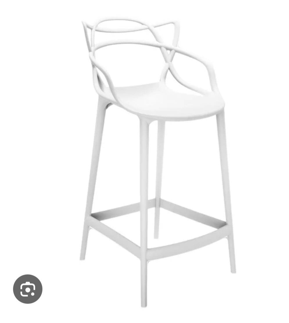 Kartell masters baarijakkarat, valkoinen Tori