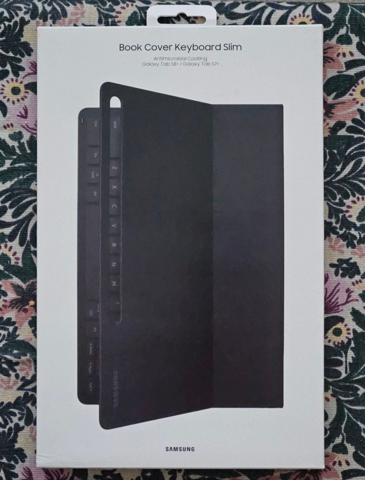 Samsung Galaxy Tab S8+/S7+ Keyboard Cover Slim näppäimistökotelo Tori