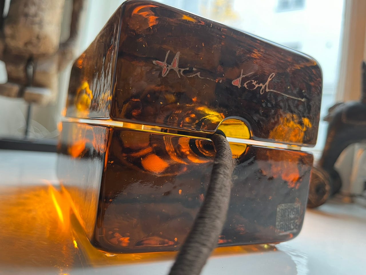 Design House Stockholm Block Lamp Amber | Tori