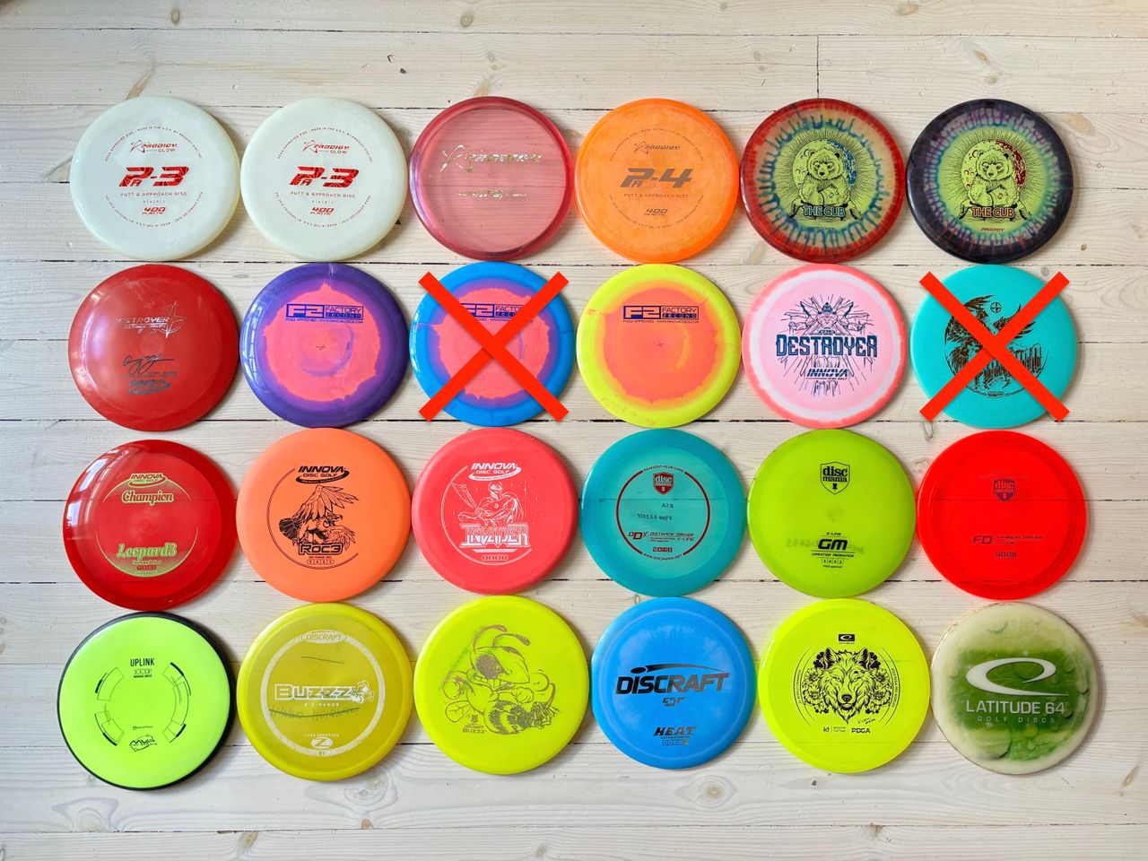 Frisbeegolf Kiekkoja Prodigy Discmania Discraft Innova Mvp