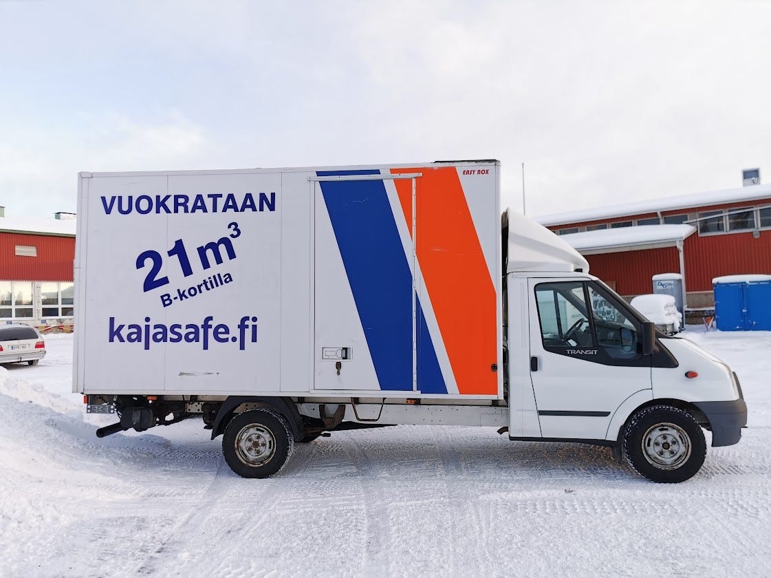 Vuokraa iso paku 21m3