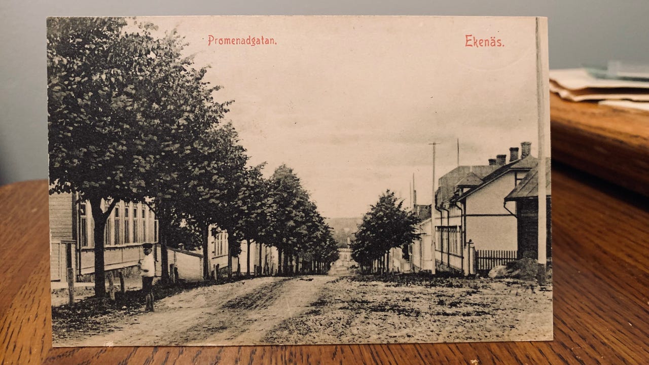 Ekenäs Promenadgatan - Postikortti - Tammisaari