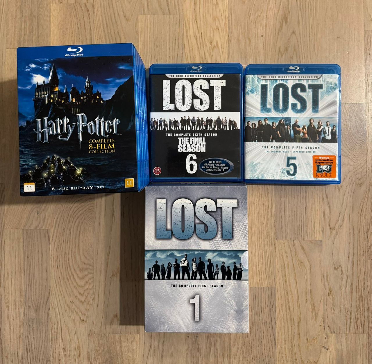 Harry potter ja lost blueray elokuvat tuotantokaudet tori