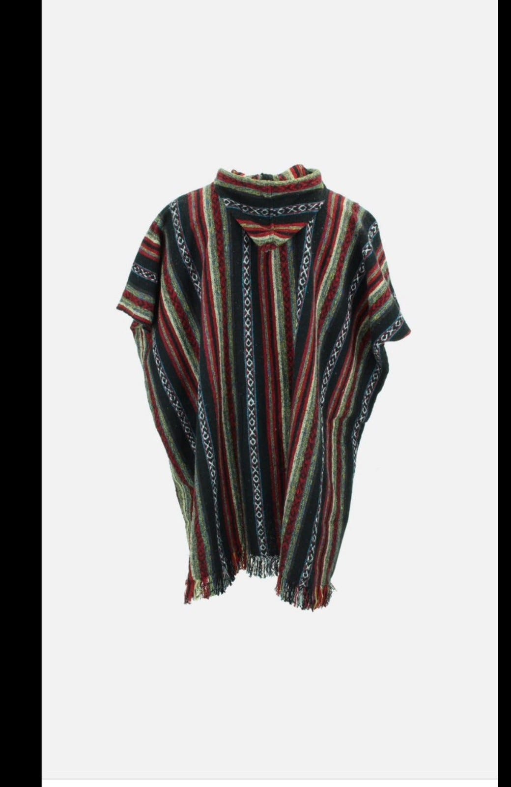 Ponchohuppuviitta 100 puuvilla, made in Nepal. Käsityö. Tori